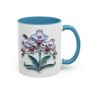 Orchids, Paper Quilling Mug-Mug-Wild Pour