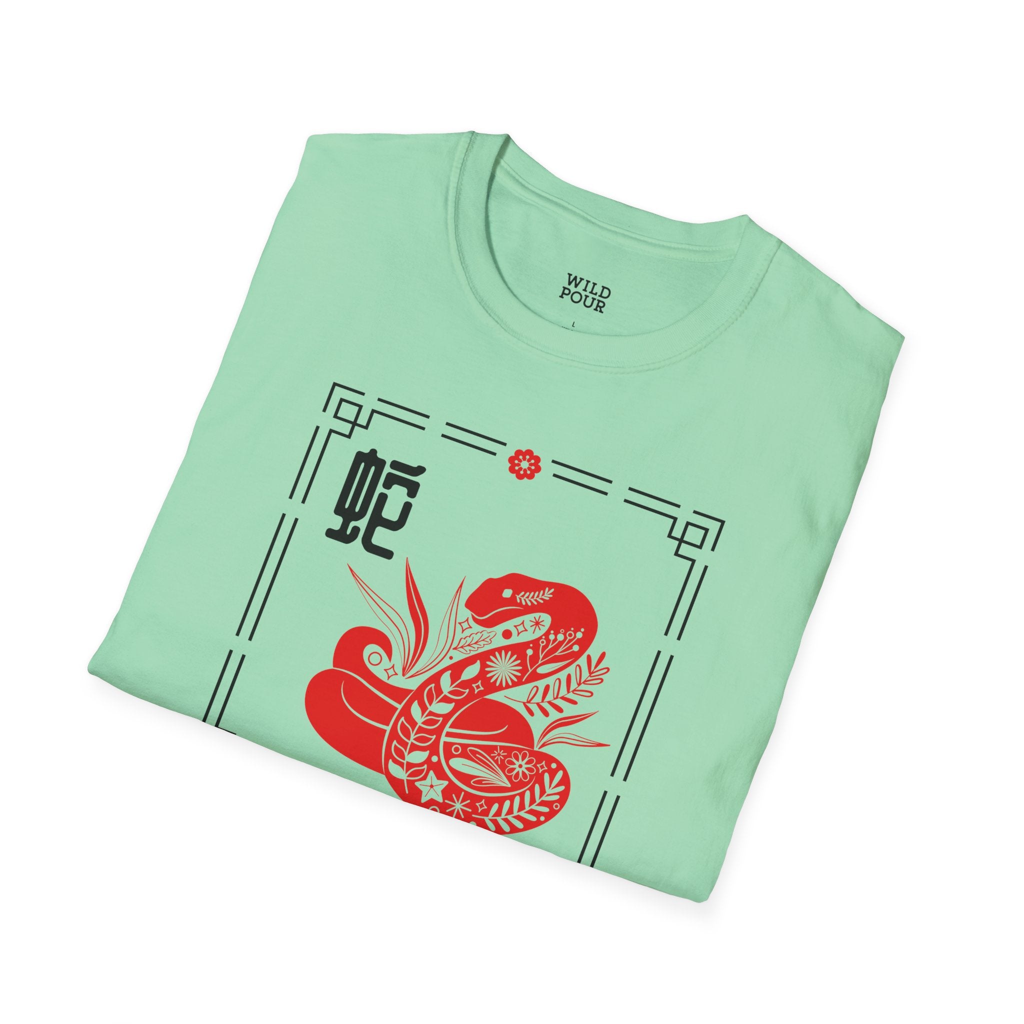 Year of the Snake, Lunar New Year Tee-Adult Tees-Wild Pour