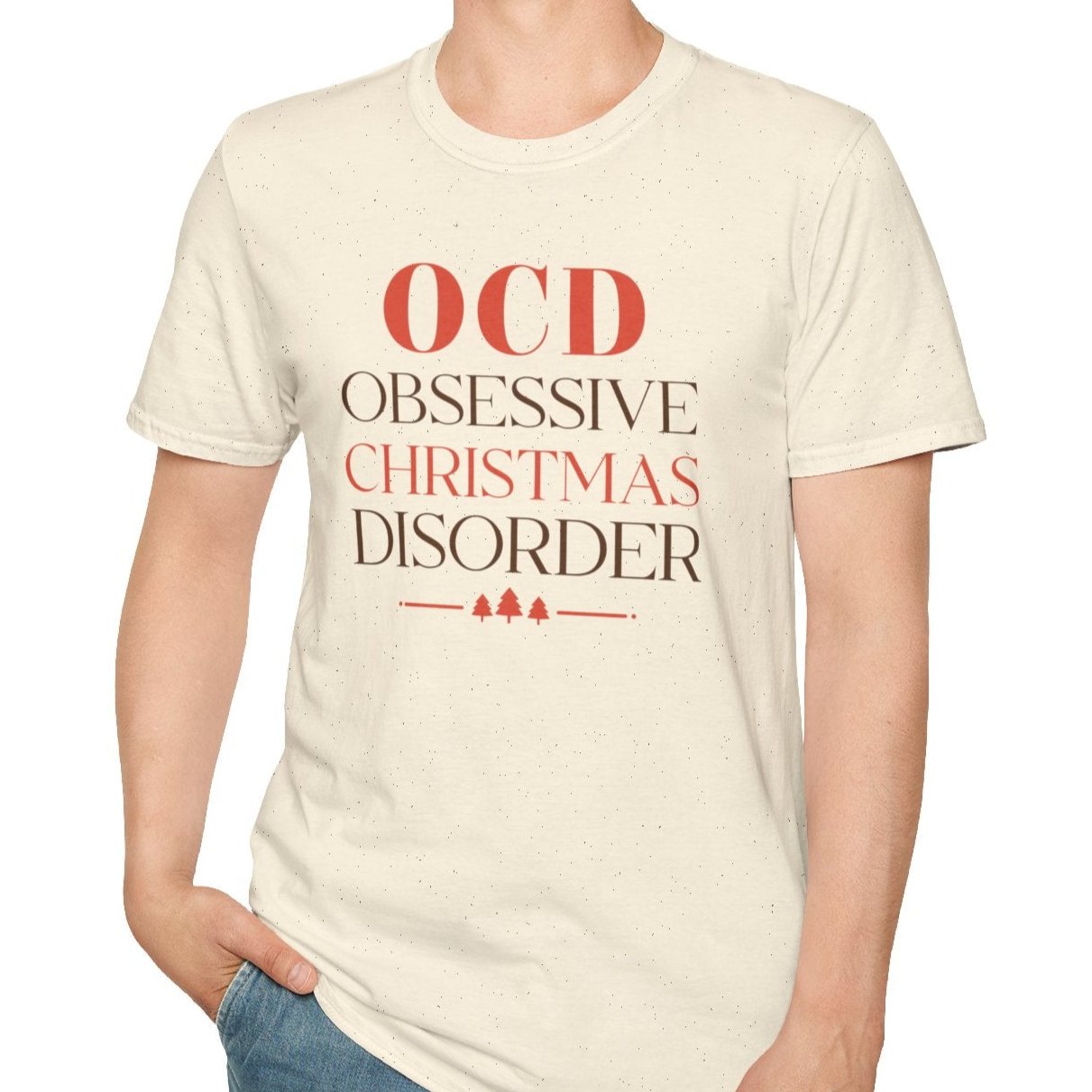 OCD - Obsessive Christmas Disorder Tee-Adult Tees-Wild Pour