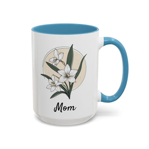 December Narcissus, Personalized Birth Month Mug-Mug-Wild Pour