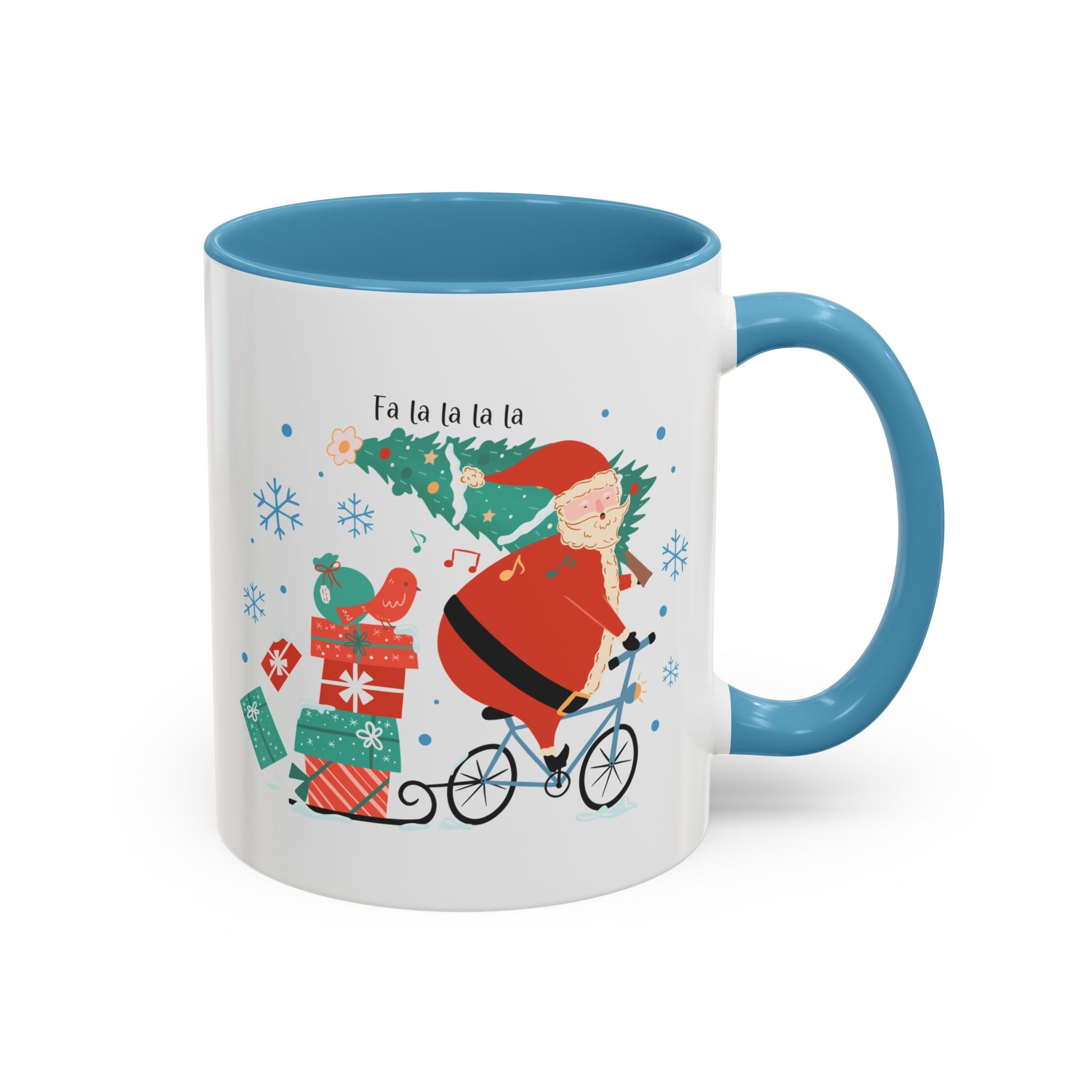 Santa on a Bike Mug-Mug-Wild Pour