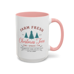 Farm Fresh Christmas Trees Mug-Mug-Wild Pour